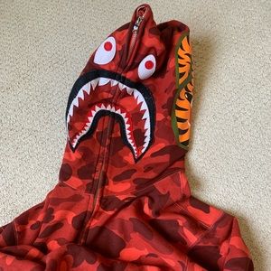 Red Camo Bape Jacket